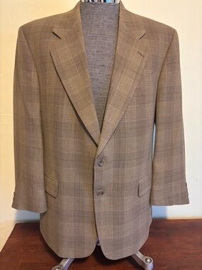 Men's Jack Victor Plaid Blazer Made In Canada